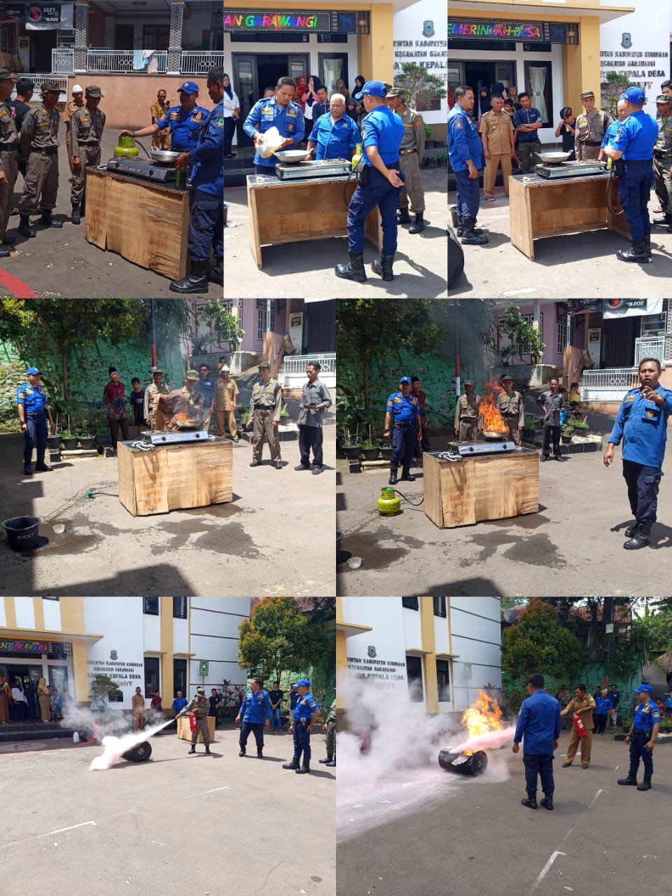 PELATIHAN CARA MEMADAMKAN API DESA SUKAIMUT (DESTANA)