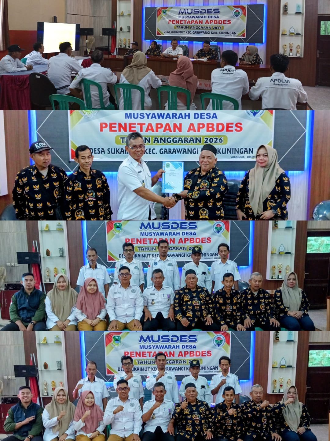 Penetapan APBDes Tahun Anggaran 2026 Desa Sukaimut