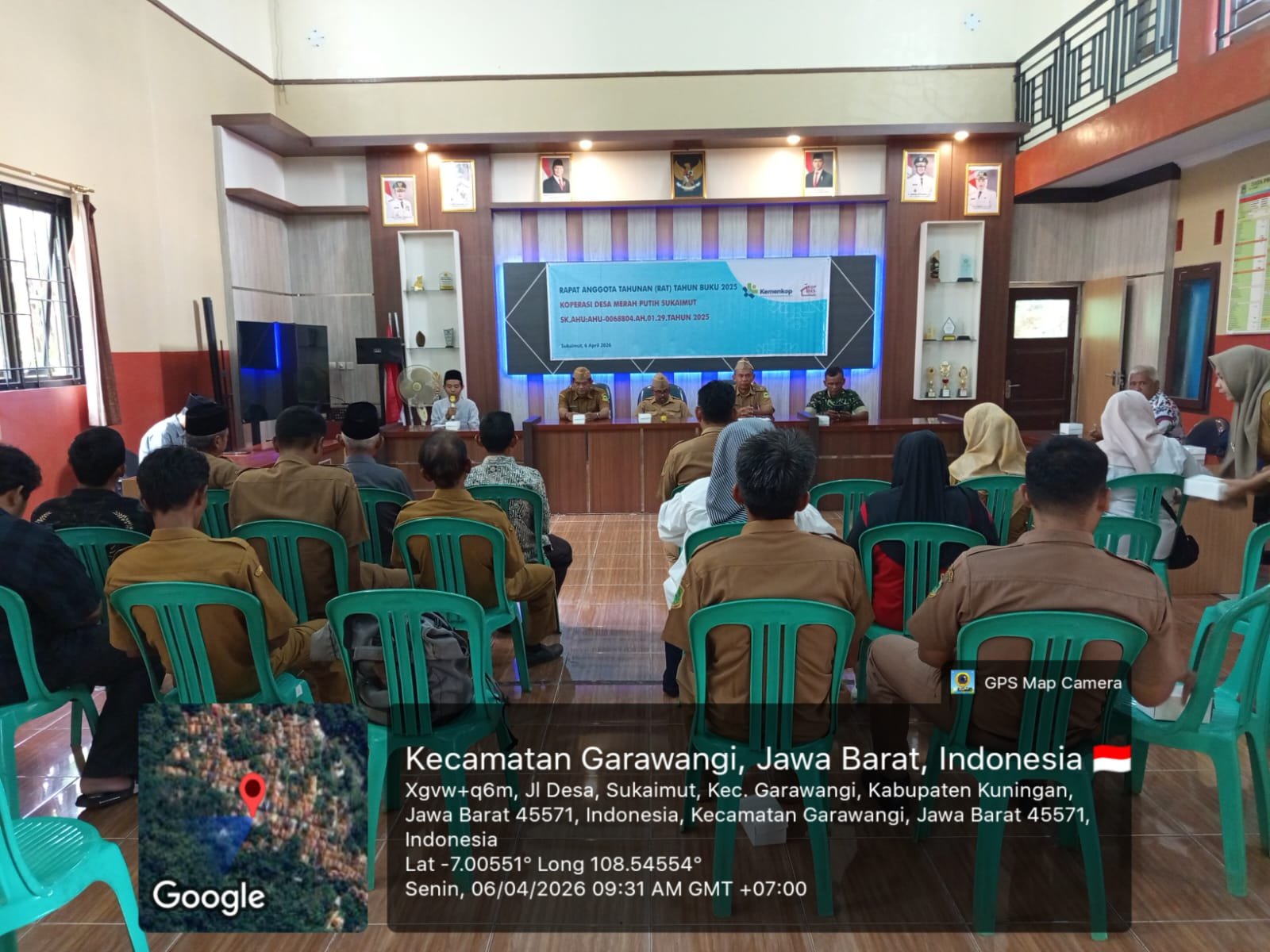 Rapat Akhir Tahun Koperasi Desa Merah Putih Sukaimut