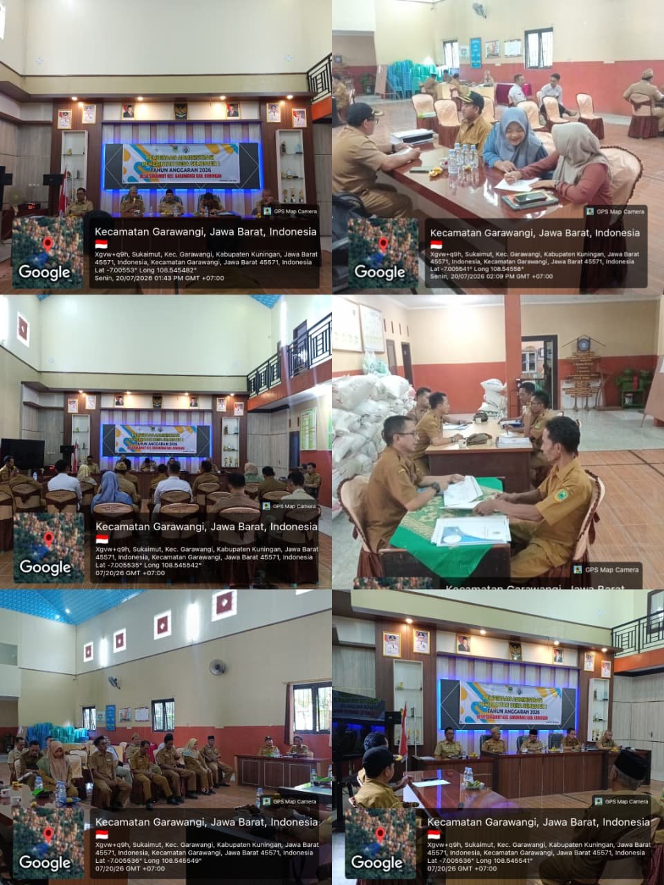 Pembinaan Administrasi Desa Sukaimut Semester I Tingkat Kecamatan Garawangi Tahun 2026